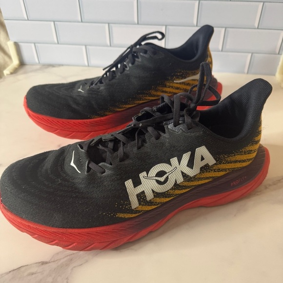 Hoka One One Sneakers Men\'s 12 D Black Mach 5 Running Shoes main image 5